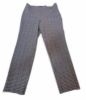 Talbots Chatham Ankle Geometric Print Side Zip Pants Women’s Size 12